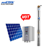 Bombas de pozo de impulsor sumergible MASTRA Sistema de bomba de agua de CC solar